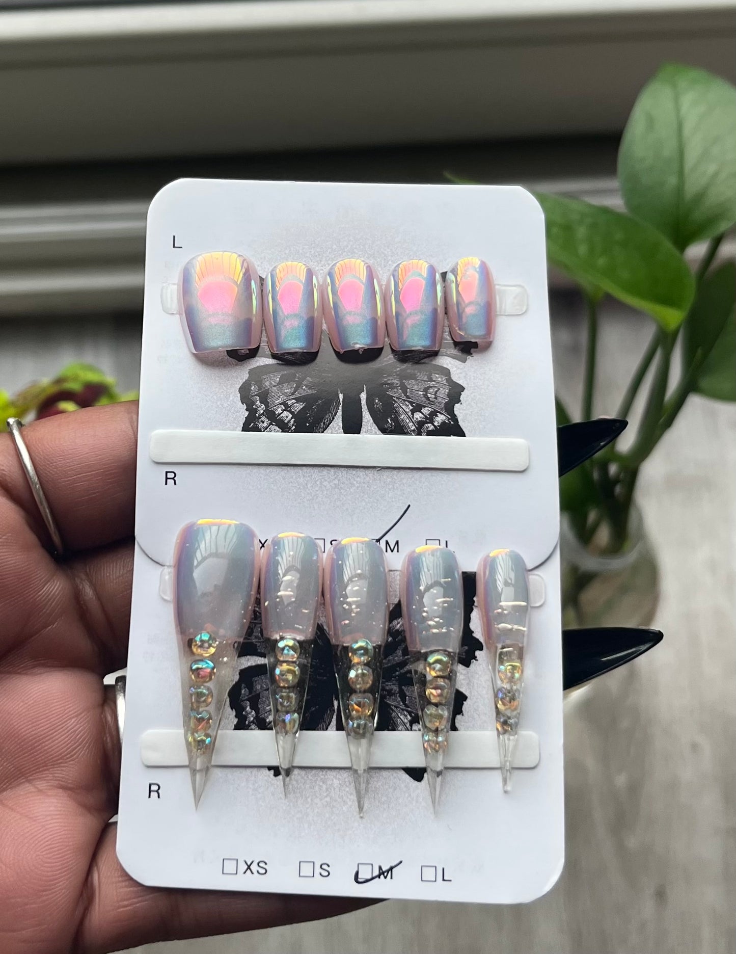 CHROME DRAGON NAILS