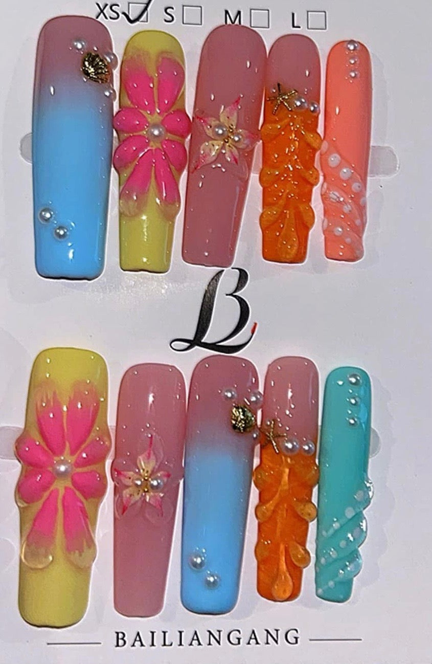 COLORFUL 3D FLOWER